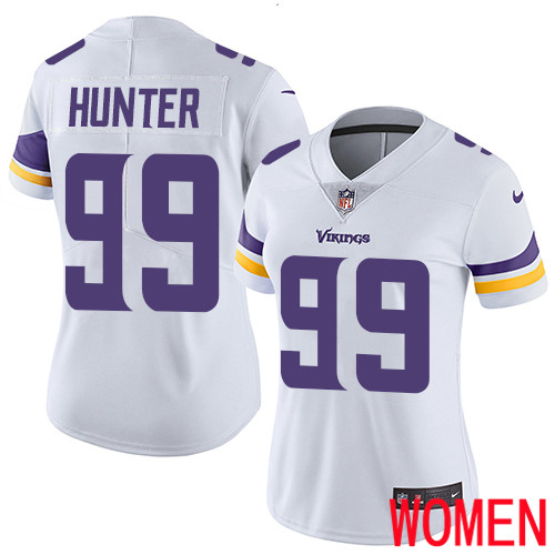 Minnesota Vikings #99 Limited Danielle Hunter White Nike NFL Road Women Jersey Vapor Untouchable->women nfl jersey->Women Jersey